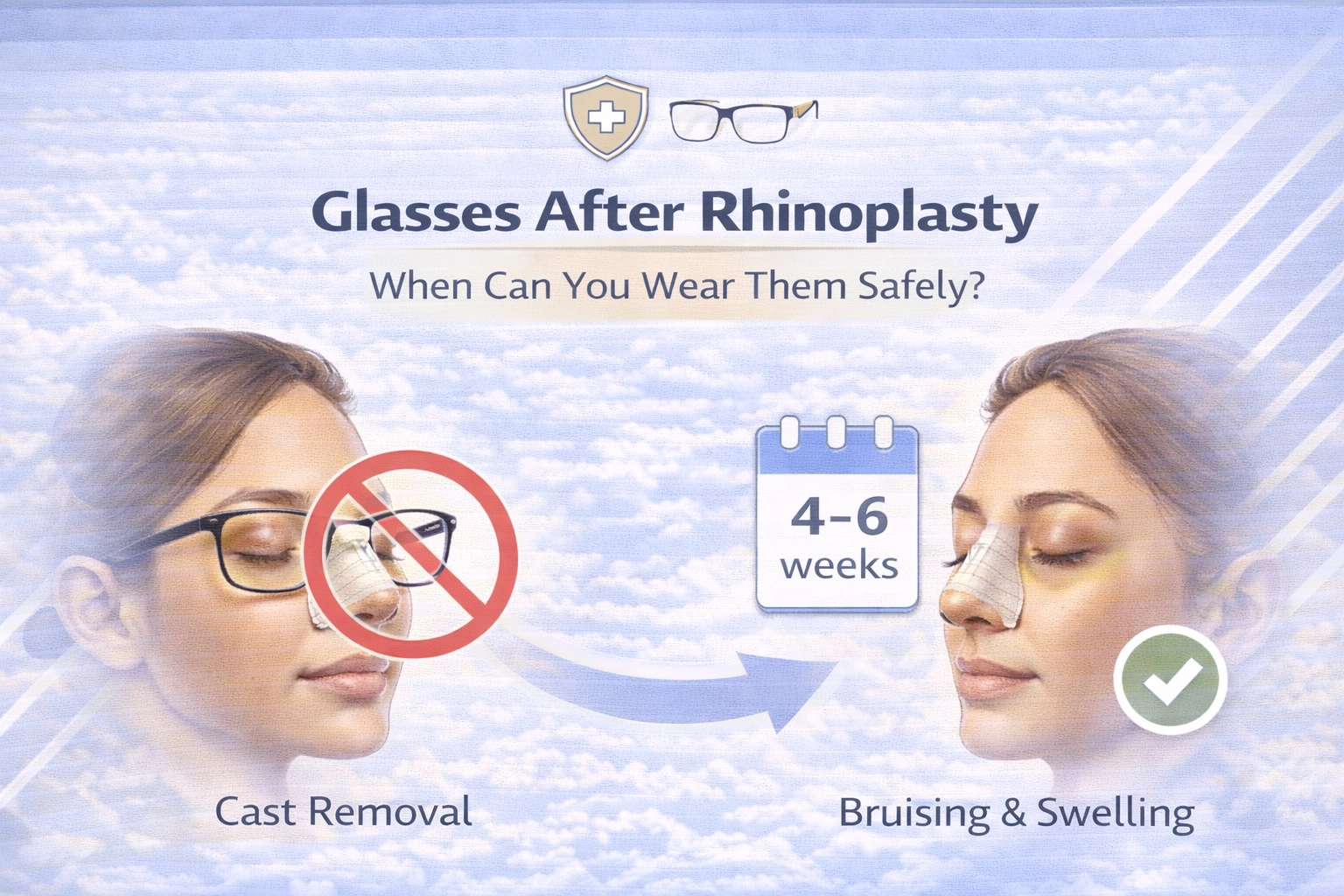 Glasses After Rhinoplasty When Can You Wear Them Safely_