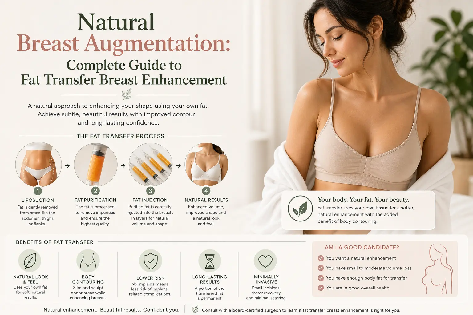 Natural Breast Augmentation- Complete Guide to Fat Transfer Breast Enhancement
